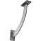 Ekena Millwork Bradford Steel Bracket, Hammered Gray 2"W x 11"D x 11"H BKTM02X11X11BRHGY - alternate 1